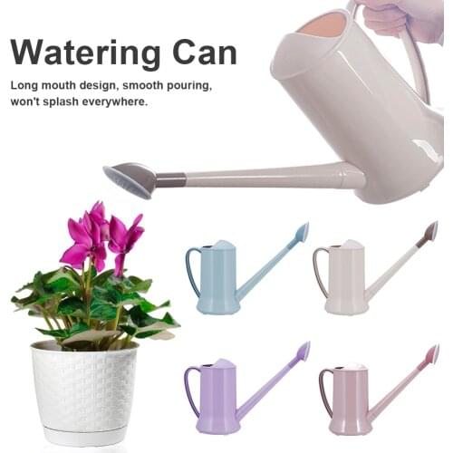 2L Large Capacity Watering Can Small Durable Plastic Long Mouth Water Can Kettle With Large Capacity For Indoor Outdoor Plants