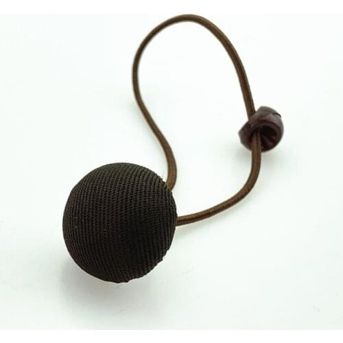 Headdress Solid Color Monochrome Button Headdress Cloth Art Candy Color Hair Rope Rubber Band Small Jewelry Wholesale