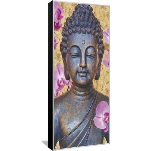 SVITY Canvas Painting Buddha Watercolor Retro Painting Wall Art Picture Poster Home Porch Decor Canvas Painting No Frame F1641