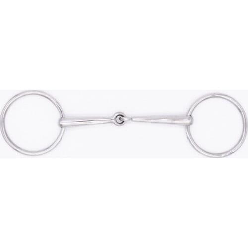 Stainless Steel Horse Mouth Bit British/American Horse Mouth Bit Beat Double Block Horse Racing Accessories Equestrian Supplies