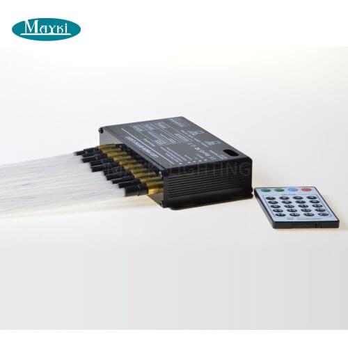 Maykit Fiber Optic Falling Star Light Kit With 5W White LED + 400pcs 0.75mm 3m Fiber Optic Cable + 24keys Remote Controller