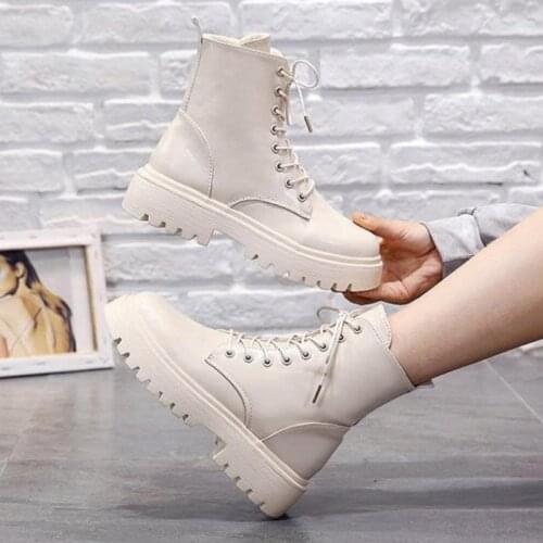 Fashion Women Winter Autumn Shoes Daily Short Boots Woman Footwear Woman Ankle Boots Flat Heel Shoes