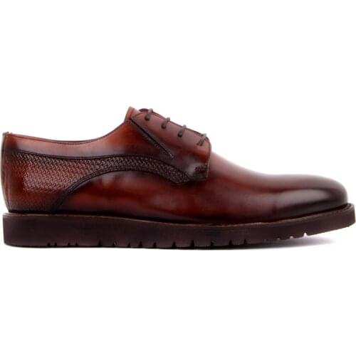 Timber Wolfe-Brown Leather Men 'S Casual Shoes