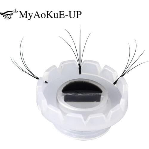50pcs Disposable Eyelashes Blossom Cup For Eyelashes Extension eyelashes glue holder plastic Stand Quick Flowering Makeup Tools