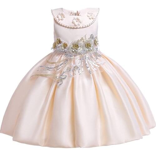 Princess Flower Girl Dress Summer Tutu Wedding Birthday Party Kids Dresses For Girls Childrens Costume Teenager Prom Designs