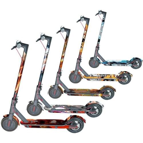 Electric Scooter Full Body PVC Sticker DIY Skateboard Sticker Scooter Pedal Stickers Decal For Xiaomi 1S