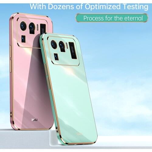Luxury Plating Silicone Case for Xiaomi Mi11 Ultra Mi10T Lite Mi 10 Mi10i Mi9 Mi8 Shockproof Candy Color Slim TPU Phone Coque