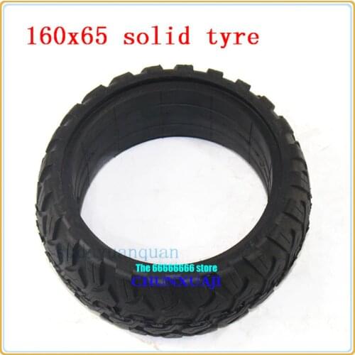 6.3 inch solid rubber tyre 160*65 for Electric scooter,trolley,Electric Skateboard,Wheelchair wheel 160x65 mm Noninflatable tire