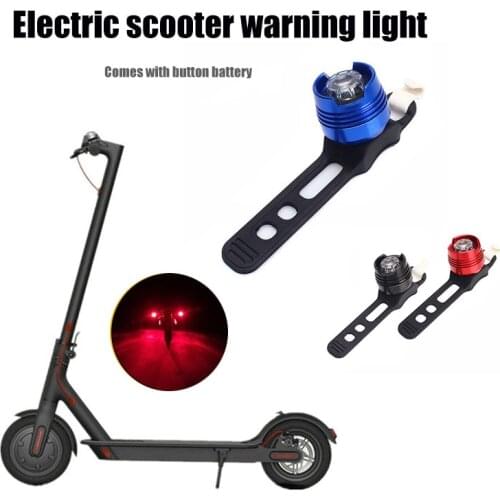 Button Battery Warning Led Strip Light Flashlight Strip Light For Xiaomi Mijia M365 Electric Scooter Night Cycling Safety Light