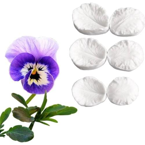 Pansy Leaf Veiners Silicone Mold DIY fondant cake mold flower surgar mold Gumpaste baking utensils M2478