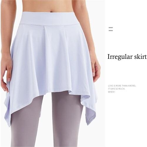 Sports Yoga Skirt Anti-empty Outer Hip-hiding Skirt Ballet Dance Yoga Golf Skirt Shorts Women Fitness Yoga Gym Sport Юбка Шорты