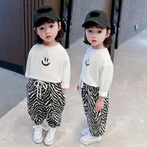 Spring baby girl clothes kids outfit sets T-shirt tops bloomers suit for toddler girl baby 1 year baby birthday clothing sets