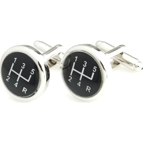 YH-1954 Fashion Novelty Car Tyre,Steering Wheel, Car Gear Stick Cufflinks - Factory Direct Wholesales
