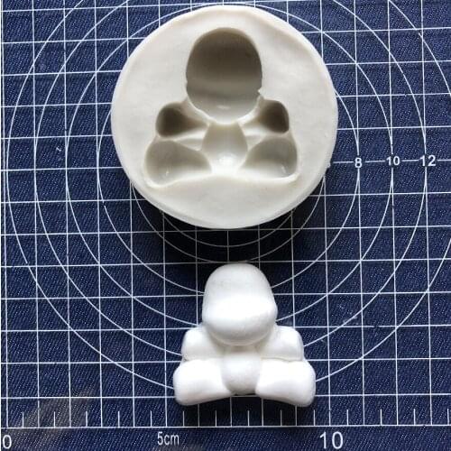 Cake Tools 1 pc baby unicorn silicone mold Decorating Cupcake topper fondant tool mould