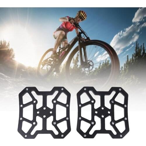 2pcs Aluminum Alloy Bicycle Clipless Pedal Platform Adapters for SPD KEO Pedals MTB Mountain Road Bike Accessories