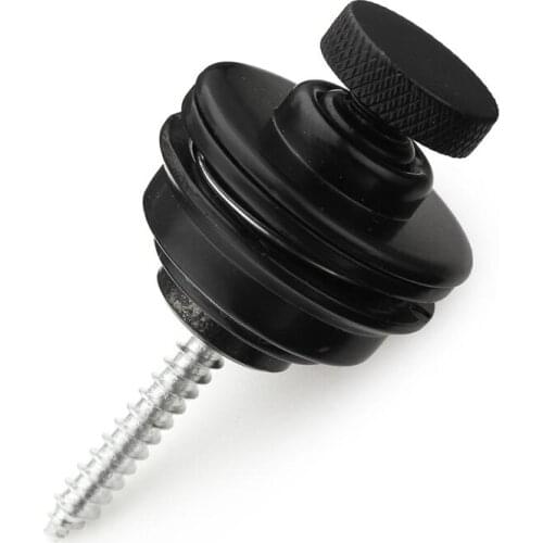 2pcs Non-slip Guitar Strap Lock Guitar Belts Buckle Button Thread For Acoustic Electric Bass Guitar Strap Parts Accessories