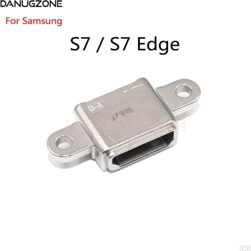 50PCS/Lot For Samsung S7 Edge G935F / S7 G930 G930F G930P G930V G930T USB Charge Dock Jack Socket Plug Charging Port Connector