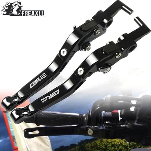 Motorbike Accessories Aluminum Motorcycle Brake Clutch Levers Adjustable Folding Extendable For Honda CBR400 CBR 400 1986-1994
