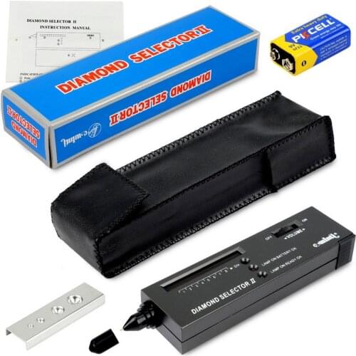 Diamond Tester 6.5"x1.5"x0.75" Tester - 60X Illuminated Portable Professional Gold and Jewelry Tools Tester Diamond Tester