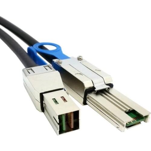 Cablecc Mini sas High Density HD SFF-8644 to External Mini SAS 4x SFF-8088 data cable