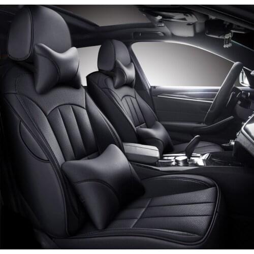 Leather car seat cover For jetta polo sedan volkswagen touareg touran passat b5 b6 b8 vw golf 7 Tiguan eso T-roc accessories