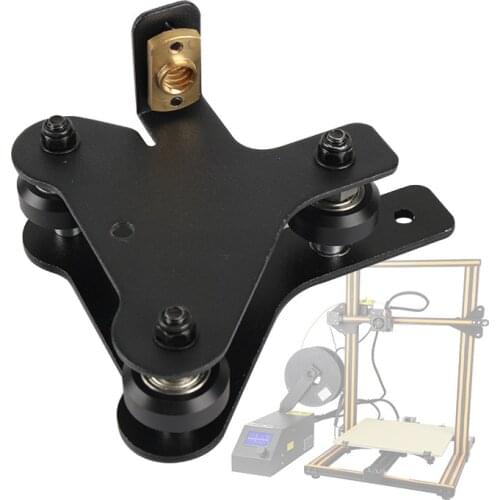 CR-10 S4 S5 X axis Motor Mount bracket Left Right Plate+ bearings T8 screw nut upgrade for Creatity CR-10 S4/S5 3D printer parts