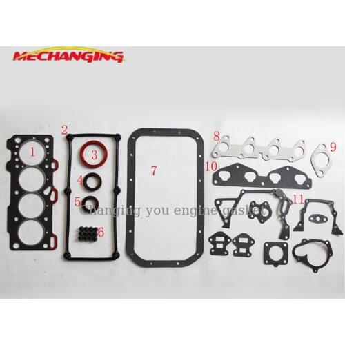 G4HC For HYUNDAI ATOS Engine Parts Engine Compartment Gasket Full Set Automotive Spare Parts Engine Gasket 20910-02C00