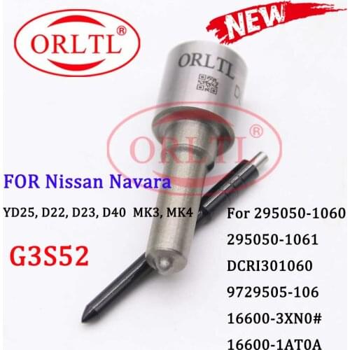 ORLTL Fuel Injector Parts Nozzle G3S52 Injector Nozzle G3S52 For 295050-1060 (Nissan 16600-3XN01 16600-3XN02 16600-3XN03)