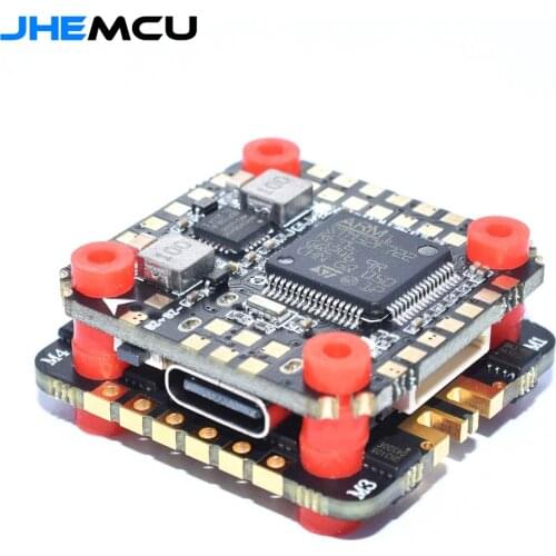 JHEMCU Betaflight F7-XSD Pro F7 Flight Controller & EM20A 20A / EM40A 40A 2-6S BL_S 4in1 20x20mm Brushless ESC Stack for Drone