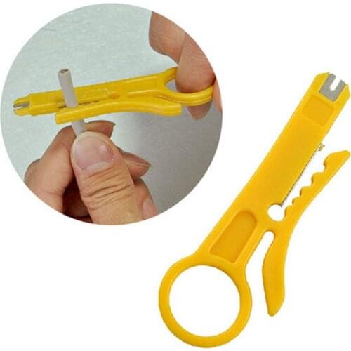 Cable Cutter Wire Stripper Knife Rotary Punch Down Network UTP Cable Cutter Punch Down Wire Mini Strippers Cut Line