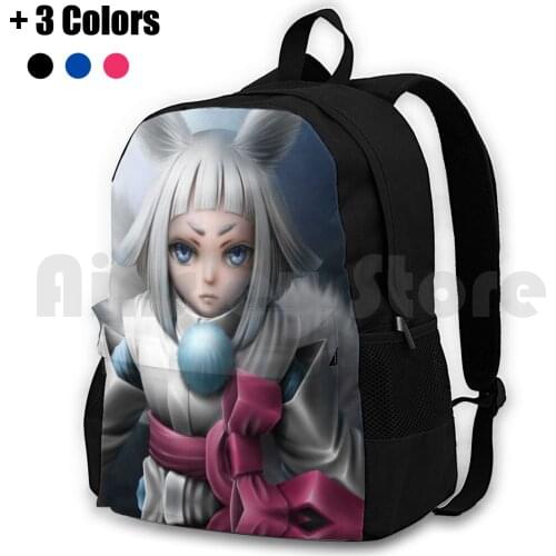 Kon From Tokyo Raven Outdoor Hiking Backpack Riding Climbing Sports Bag Kon Anime Tokyo Tokyo Raven Raven Fox