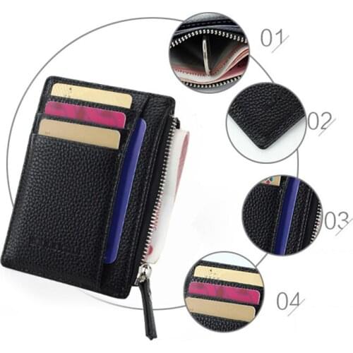 Hot Women Men Lady Wallets Purse Zipper PU Small Mini Soft Thin For Money Card Coin NOV99