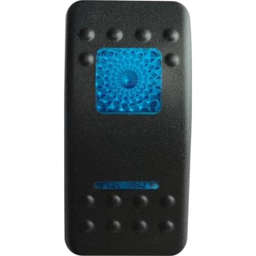 Blue Backlit Switch Cap for 12v 24v Car Boat Narva 4x4 Carling Rocker Toggle Switch Replacing, Cover Only