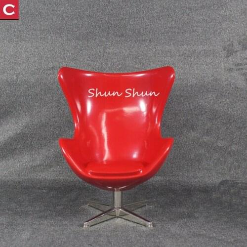 Top Selling 1/6 3 Color Egg Chair Space Chair Model For 12 inches Action Figure Body DIY Accessory
