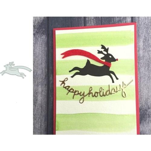 Deer Metal Cutting Dies for Scrapbooking Handmade Tools Mold Cut Stencil New 2021 DIY Card Make Mould Model Craft Decoration