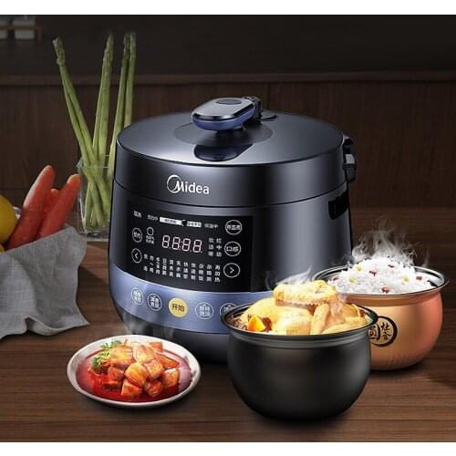 Midea My-YL50 easy 202 Electric pressure cooker with double bile 5 litre pressure cooker 3-6 people