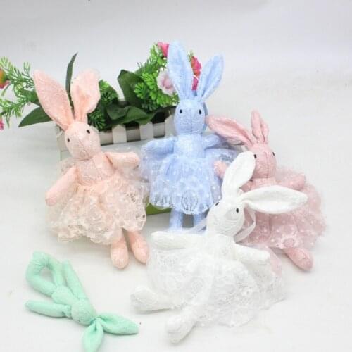 Cute Straw Rabbit Bunny Easter Decorations Holiday Home Garden Wedding Ke ychain Ornament