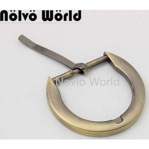 Nolvo World Brush antique brass pin buckle 26mm 27mm 31mm purse accessories parts custom handbags pin buckle