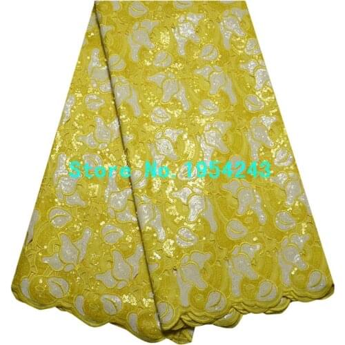 Latest African Lace Fabric embroidered sequins Nigerian Laces Fabric High Quality French Tulle Lace Fabric For wedding dress