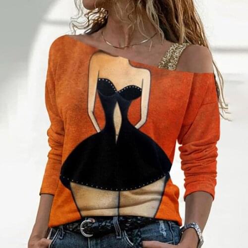 2021 European and American New Womens Fashion Casual Printing Trend Slanted Collar Jacket