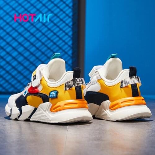 2021 Autumn Kids Sport Shoes For Boys Running Sneakers Casual Sneaker Breathable Childrens Fashion Shoes Platform Light Shoes