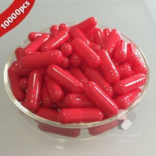 Edible Gelatin 0# 10000 PCS Plant Hollow Capsule Shell Skin Can Fill Any Powder