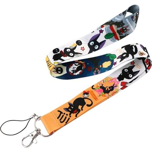JF0037 Anime Cat Neck straps Lanyards for Keys ID Card Passport Gym Cell Phone USB Badge Holder DIY Hanging Rope