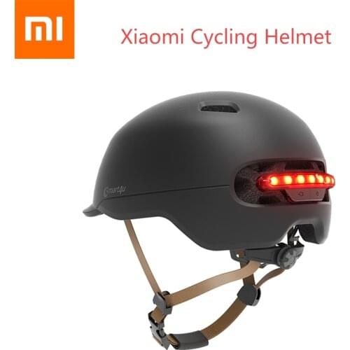 Xiaomi Cycling Helmet Smart 4U Intelligent LED Light Outdoor Riding Road Bike Scooter Waterproof Ultralight Safely Cap Helmet