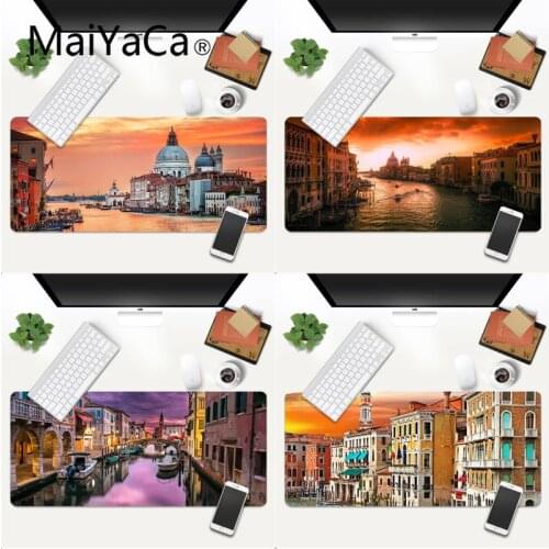 Venice Italy Sunset Your Own Mats Customized MousePads Computer Laptop Anime Mouse Mat Size for 40x90cm 400x900x5mm