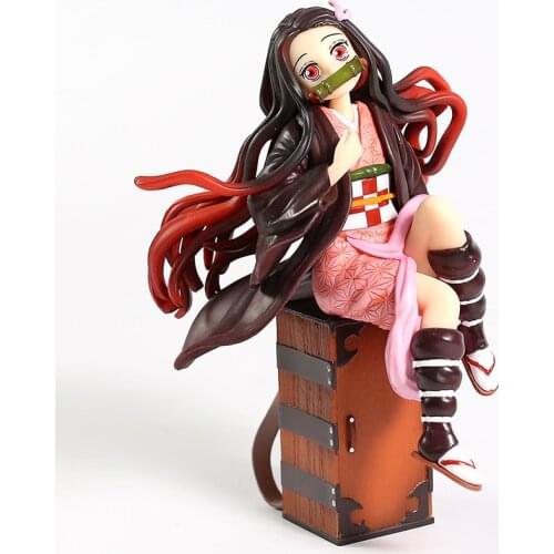 Japan Demon Slayer Kimetsu no Yaiba Kamado Nezuko PVC Action Figure Toys Japan Anime Figure Collectible Toy Statue Doll Gift