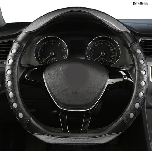 Kokololee Microfiber Leather Car Steering Wheel Cover Dodges Viper Caliber Journey Ram 1500 Challenger Charger Nitro Durango