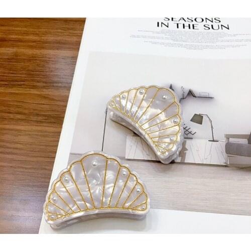 Pearl shell hair clips headwear hair accessories