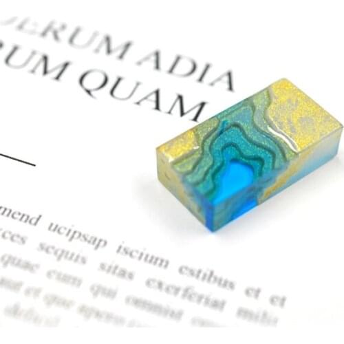 1 Set Sea Island Jewelry Resin Mold Silicone Mould with Claw Nails Open Rings