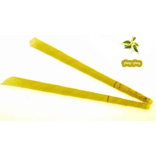 102pcs/lot Aromatherapy ear candles,ylang ylange scent,indian trumpet ear wax candle ,with protective disc,with CE